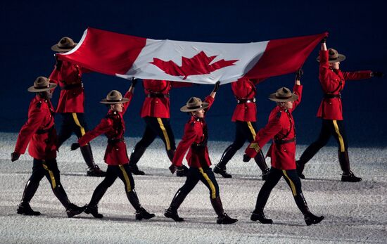 Opening ceremony of XXI Olympics in Vancouver