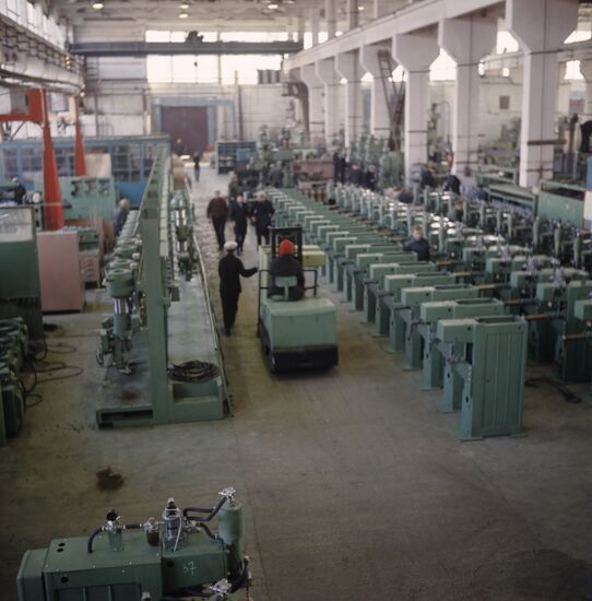 Electric welding equipment plant