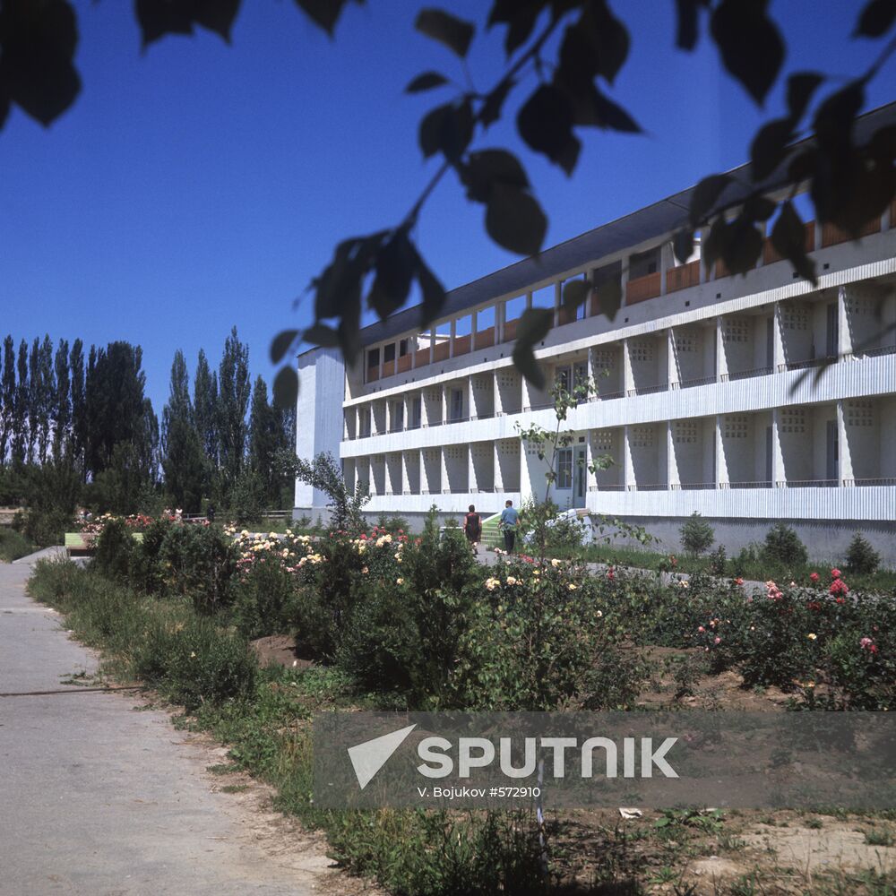 Tamga sanatorium on Lake Issyk-Kul