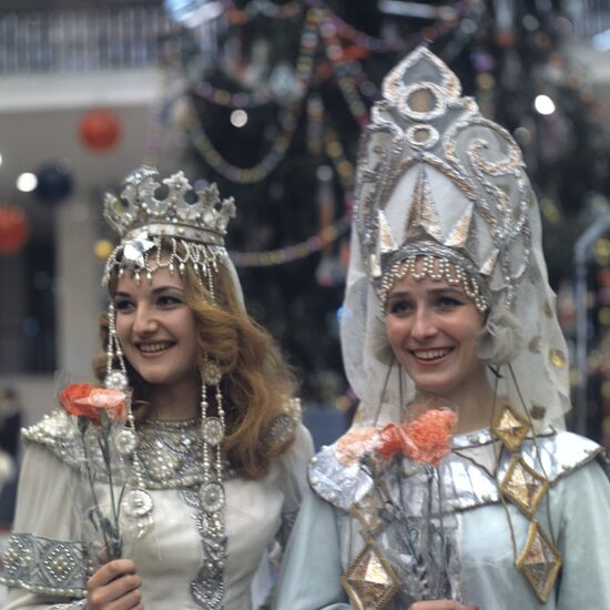 New Year youth ball in Kremlin Palace of Congresses