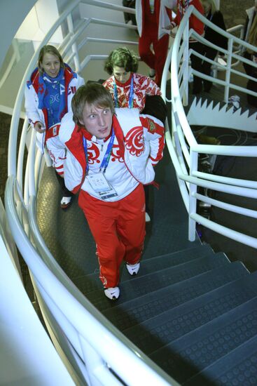 Speed skater Ivan Skobrev
