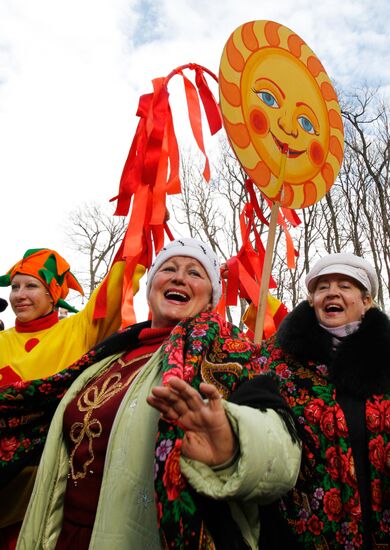 Maslenitsa festivities in Stavropol