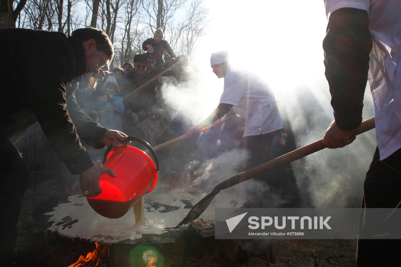 Maslenitsa festivities in Stavropol