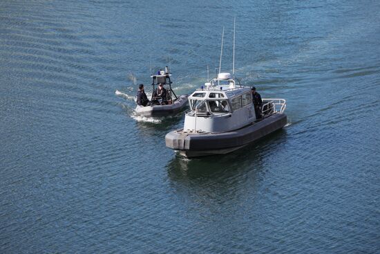 Police boats