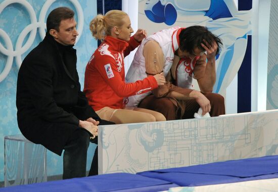 Maksim Trankov, Mariya Mukhortova and Oleg Vasiliev