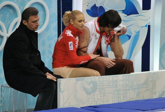 Maksim Trankov, Mariya Mukhortova and Oleg Vasiliev