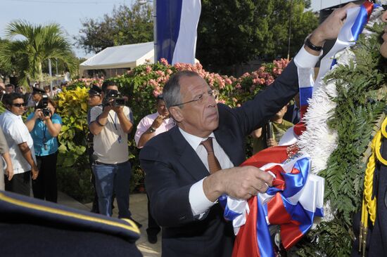 Sergey Lavrov's visit to Nicaragua