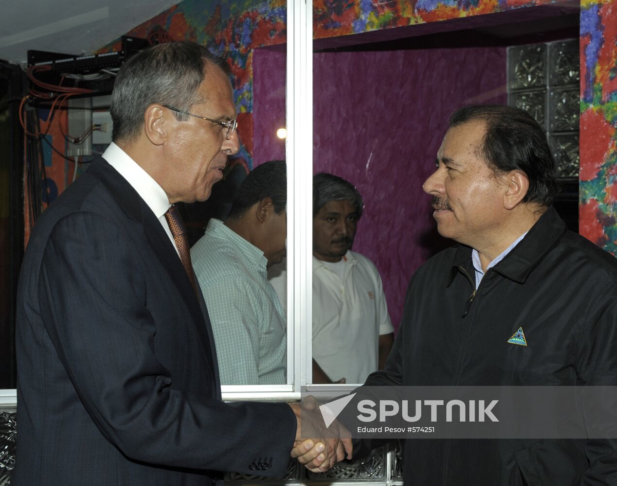 Sergey Lavrov, Daniel Ortega