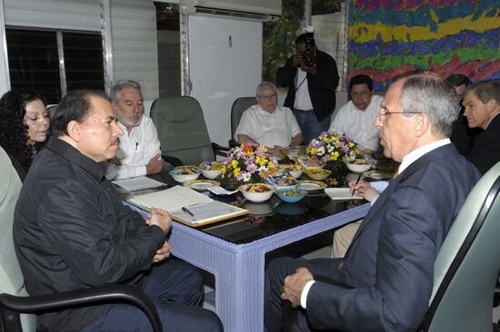 Sergey Lavrov, Daniel Ortega