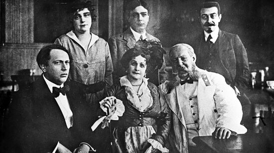 A.Tolstoy among actors
