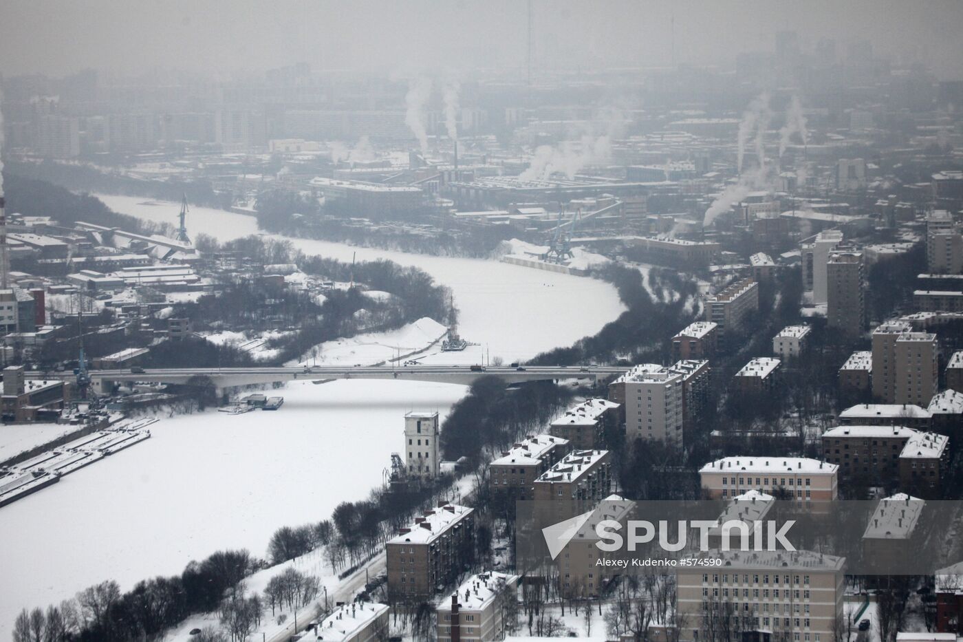 Viewing Moscow from Mirax Plaza business center
