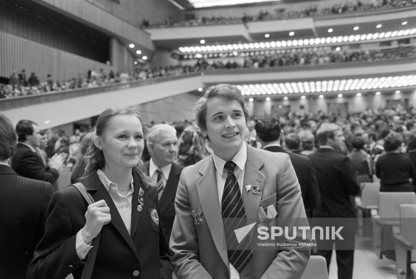 Venera Zaripova and Alexander Dityatin