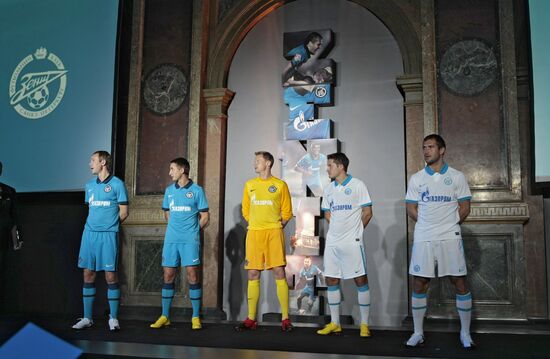 Presentation of Zenit's new kit