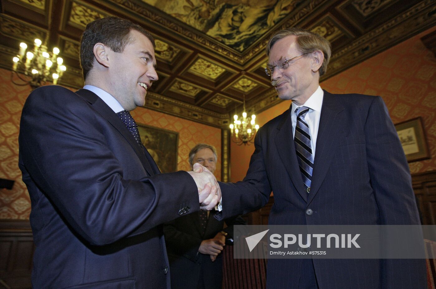 Dmitry Medvedev meets with Robert Zoellick