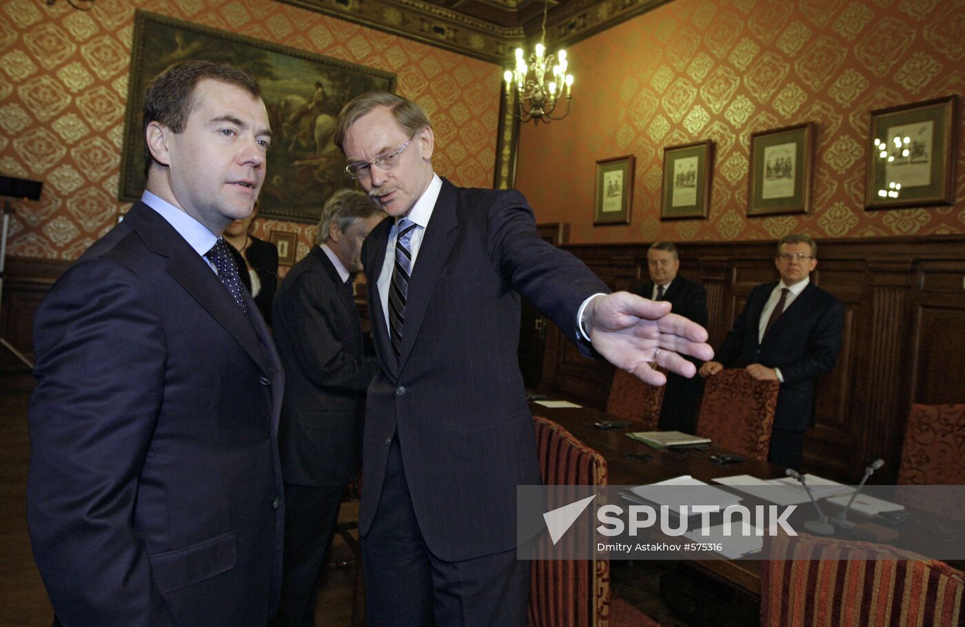 Dmitry Medvedev meets with Robert Zoellick