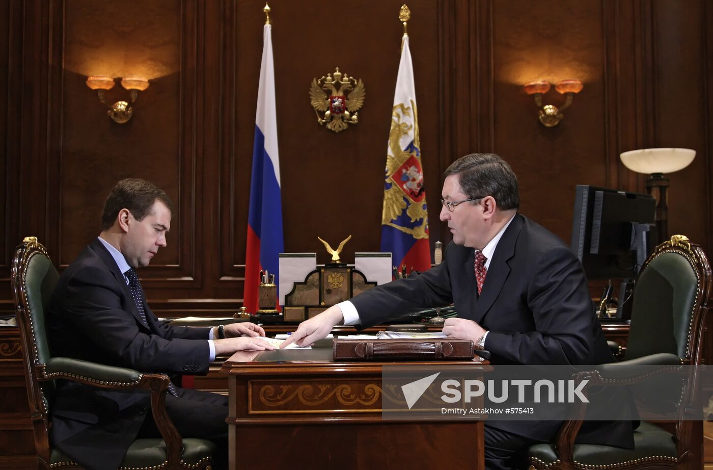 Dmitry Medvedev meets with Oleg Betin