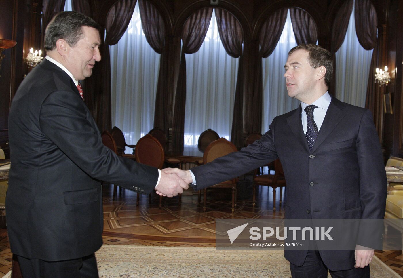 Dmitry Medvedev meets with Oleg Betin
