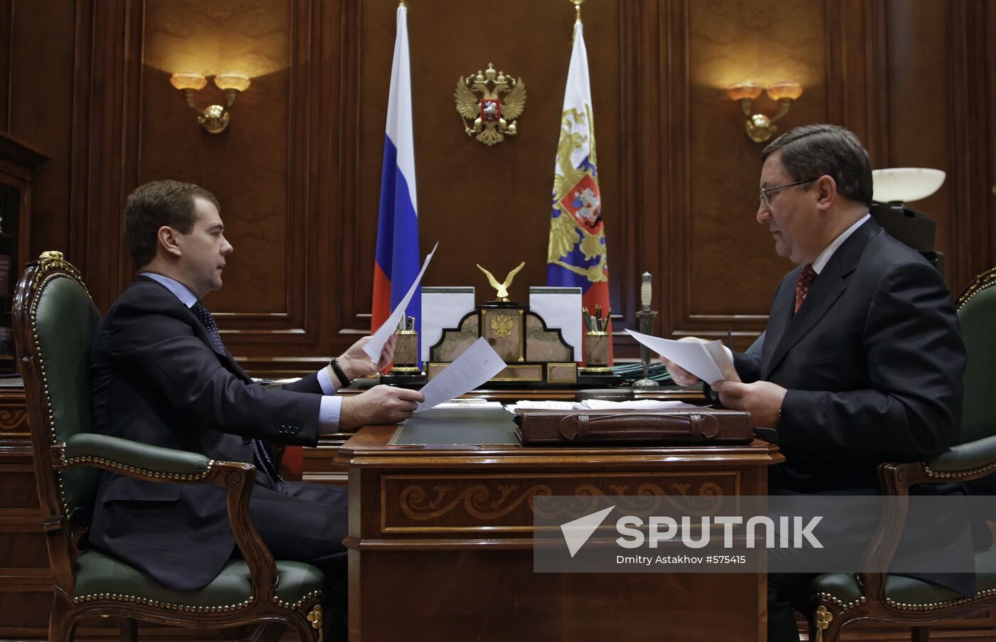 Dmitry Medvedev meets with Oleg Betin