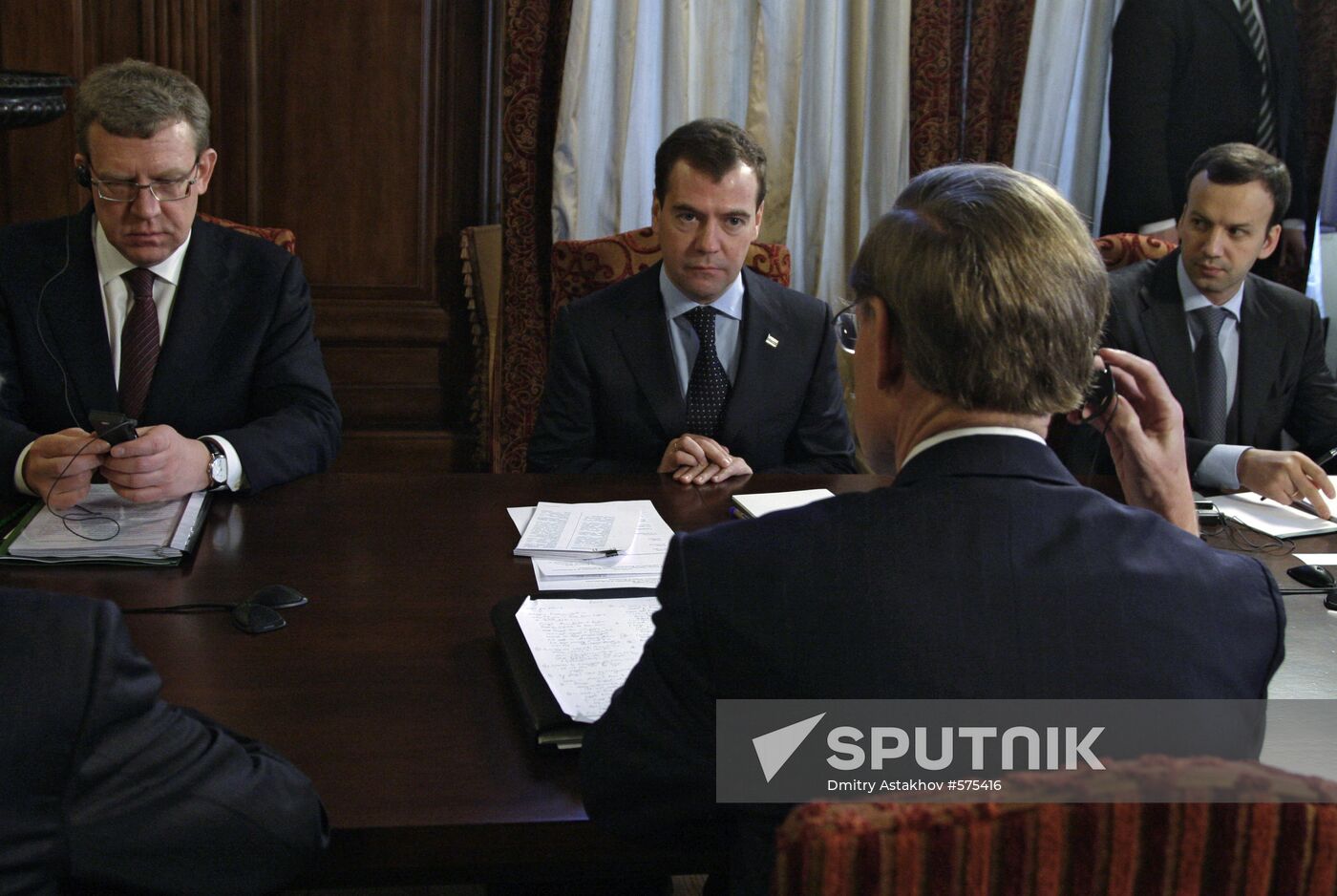 Dmitry Medvedev meets with Robert Zoellick