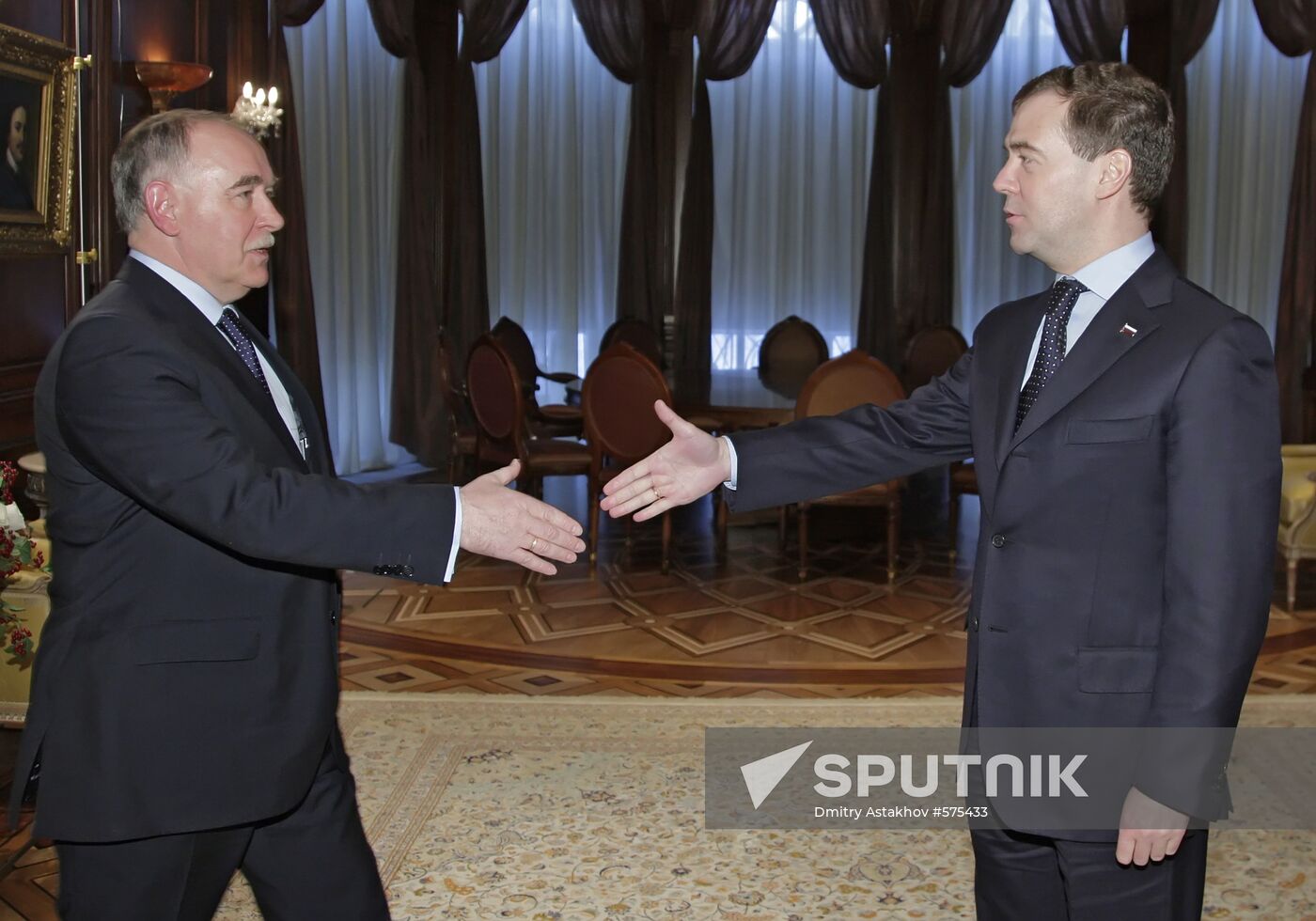 Dmitry Medvedev meets with Viktor Ivanov