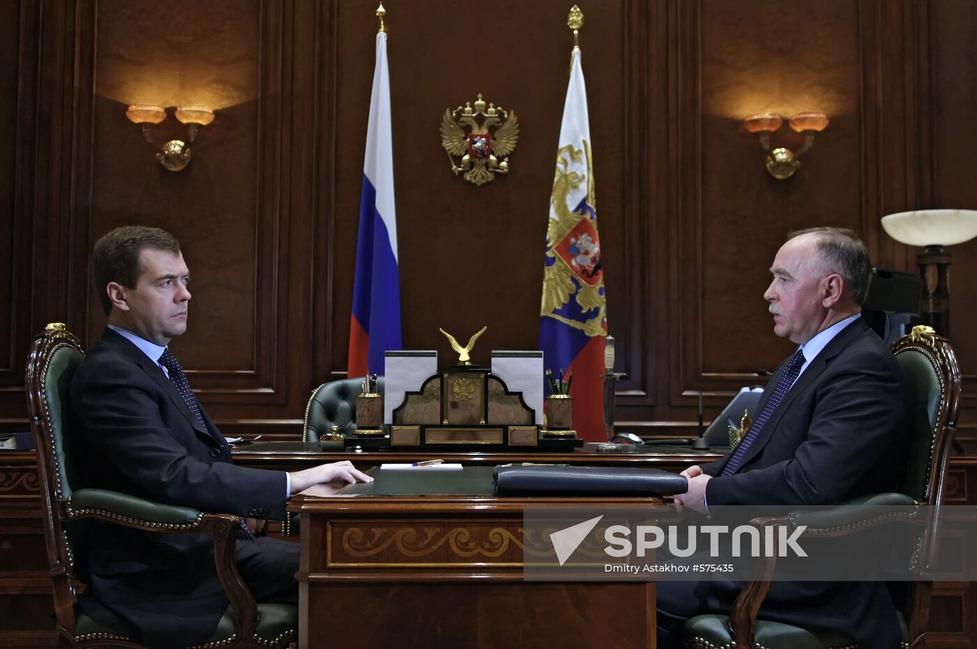 Dmitry Medvedev meets with Viktor Ivanov