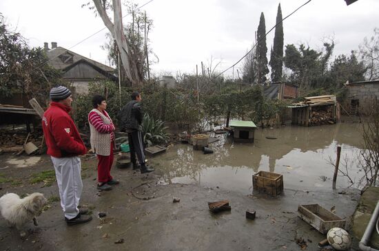 Imeretin Bay storm aftermath