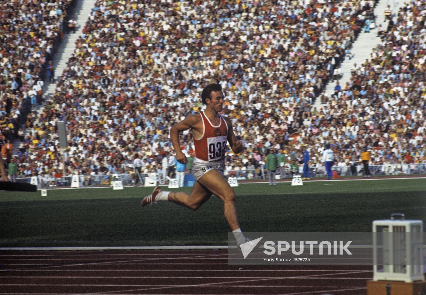 Valery Borzov, champion of 20th Olympic Games