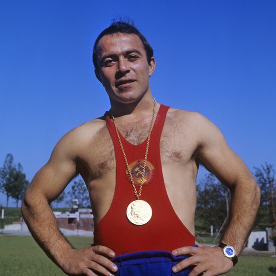 Mukharbi Kirzhanov, champion of 20th Olympic Games