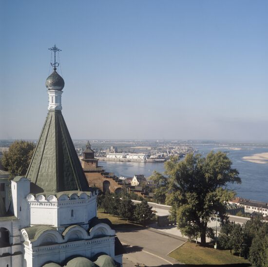 View on the cathedral of Archangel Michael