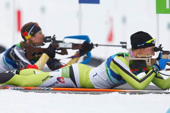 Anastazia Kuzmina and Magdalena Neuner