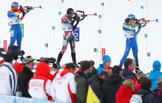 XXI Olympic Winter Games in Vancouver. Women. 10 km pursuit race