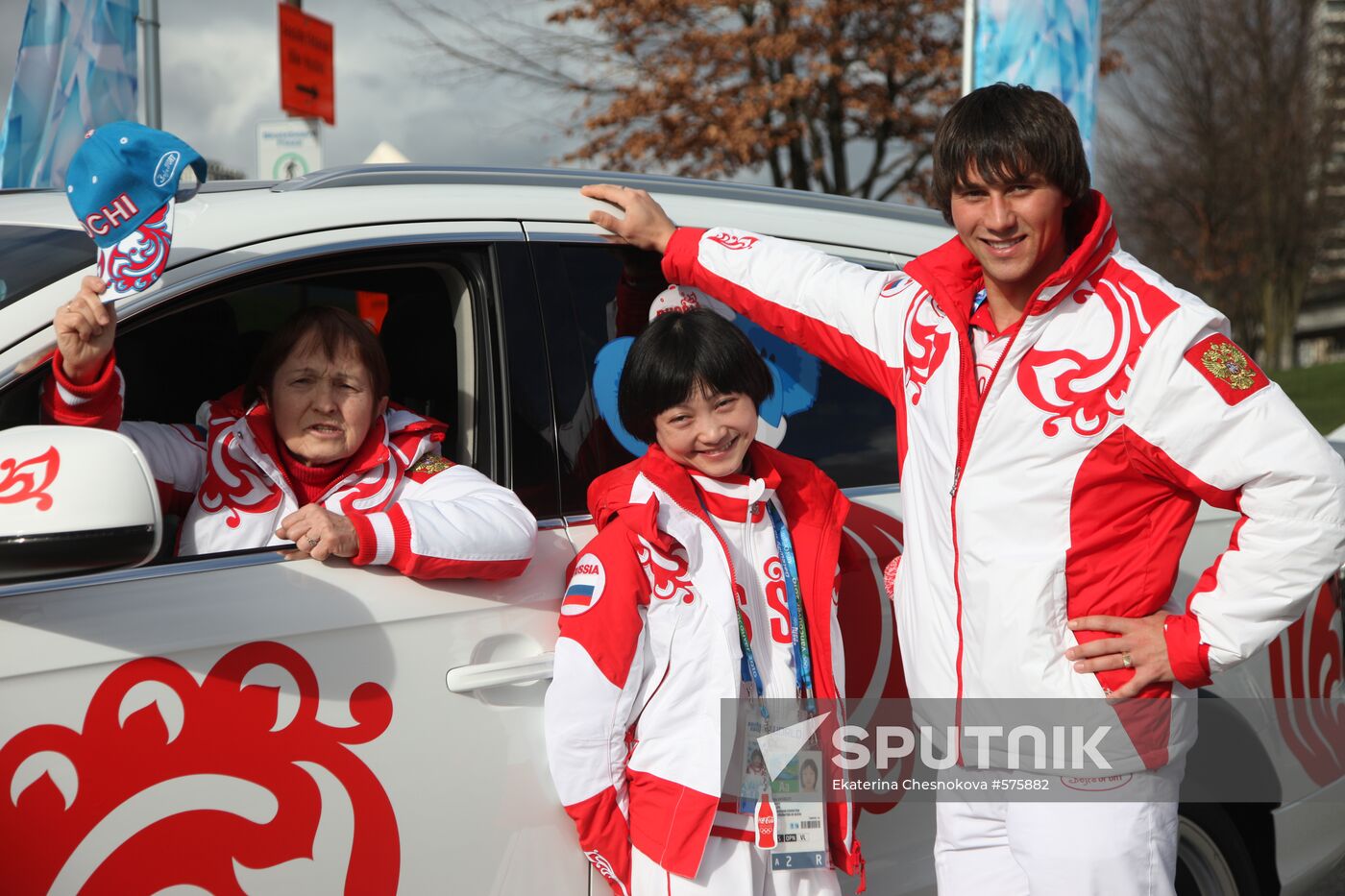 Alexander Smirnov, Yuko Kavaguti and Tamara Moskvina