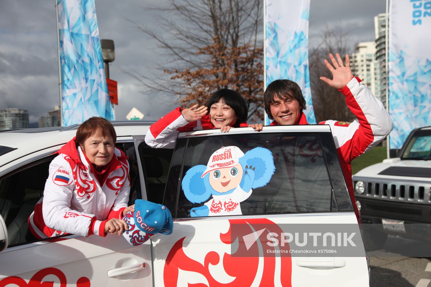 Alexander Smirnov, Yuko Kavaguti and Tamara Moskvina