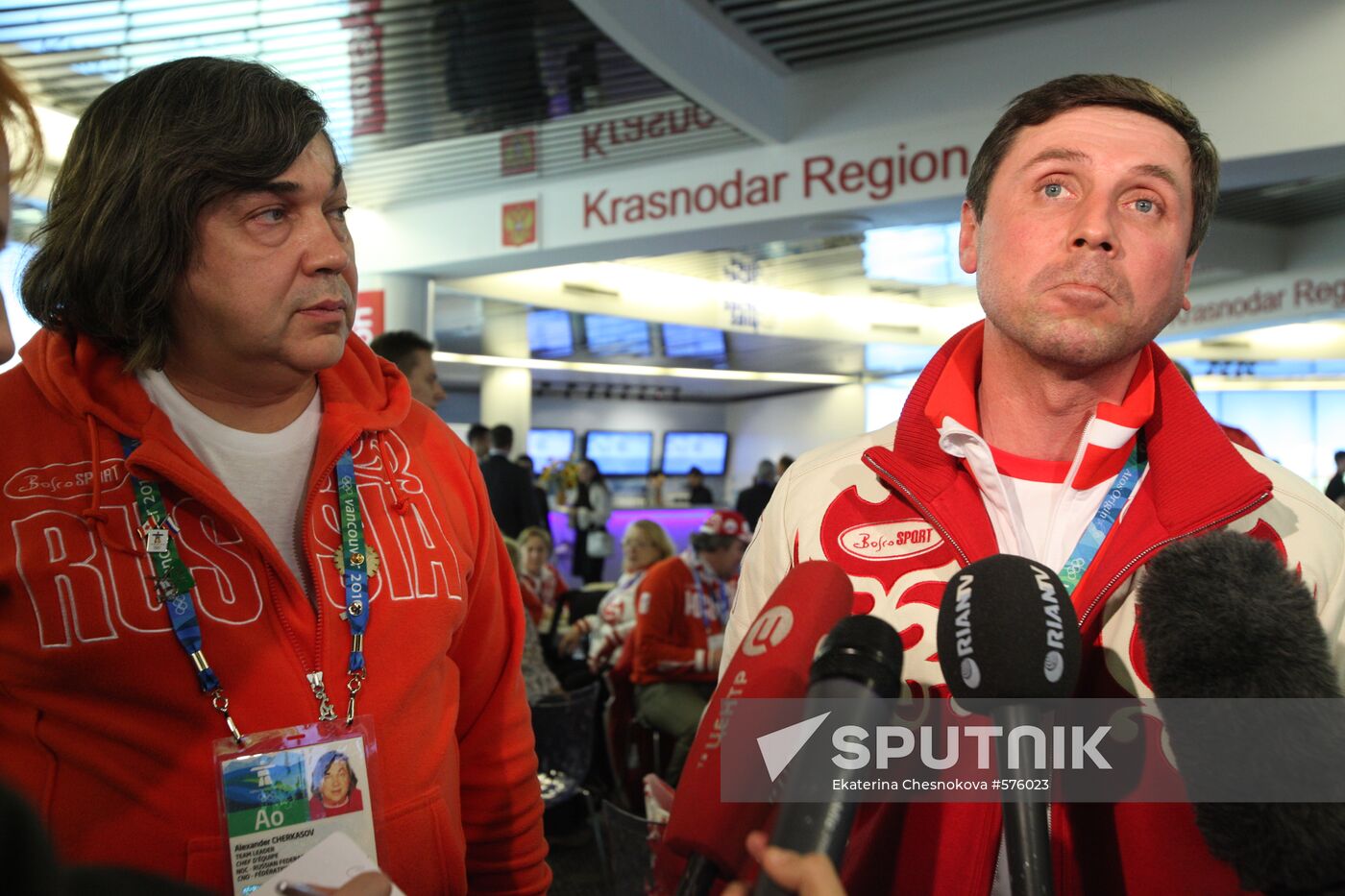 Alexander Cherkasov and Alexei Pokashnikov