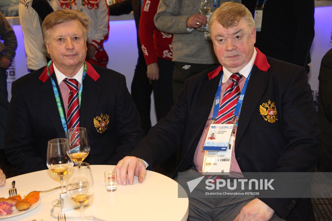Viktor Khotochkin and Leonid Tyagachyov