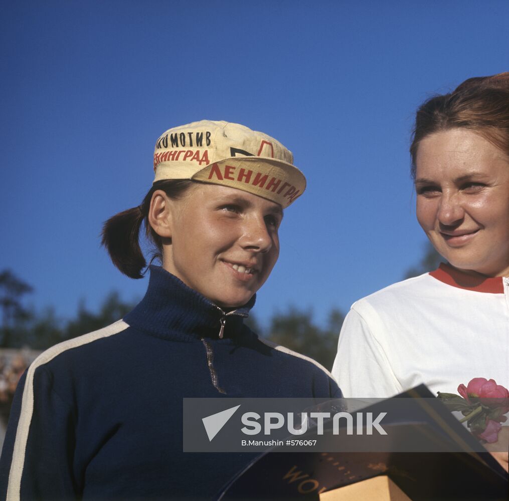 Speed cyclist Galina Tsareva
