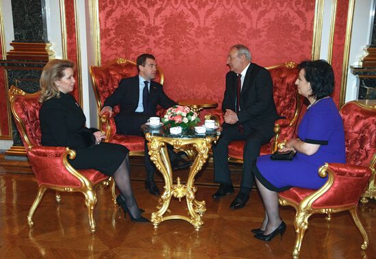 Dmitry Medvedev meets with Sergei Bagapsh
