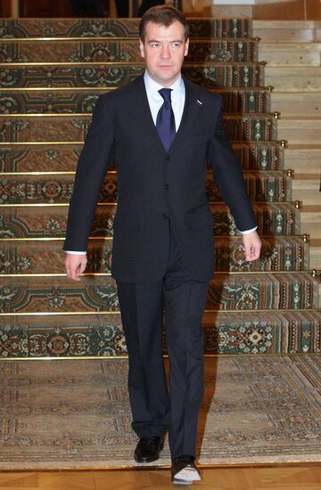Dmitry Medvedev meets with Sergei Bagapsh