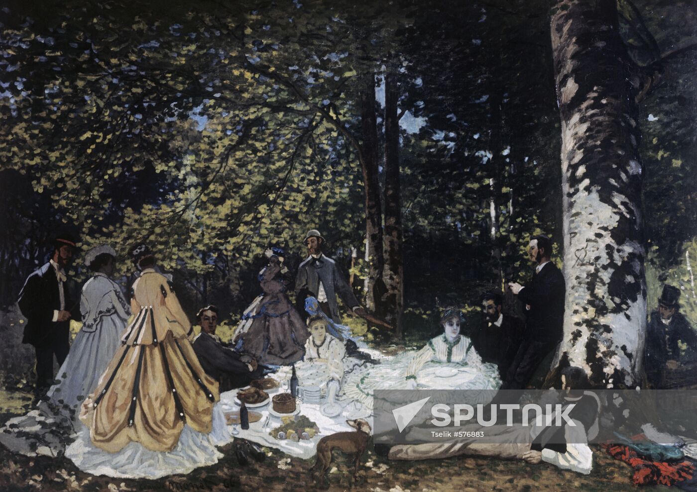 Claude Monet's The Picnic