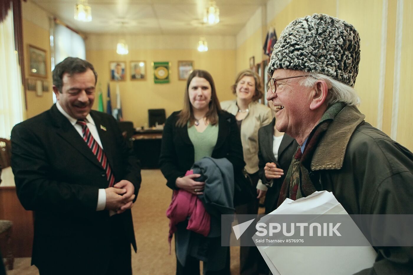 Nurdi Nukhadzhiyev, Jo Swinson, Frank Judd