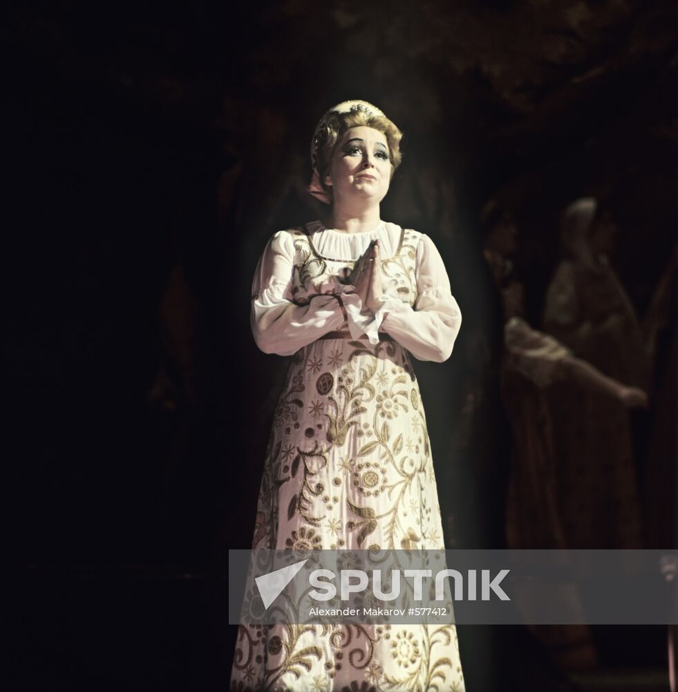 Scene from opera The Maid of Pskov