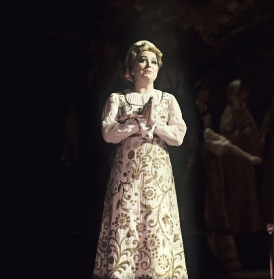 Scene from opera The Maid of Pskov