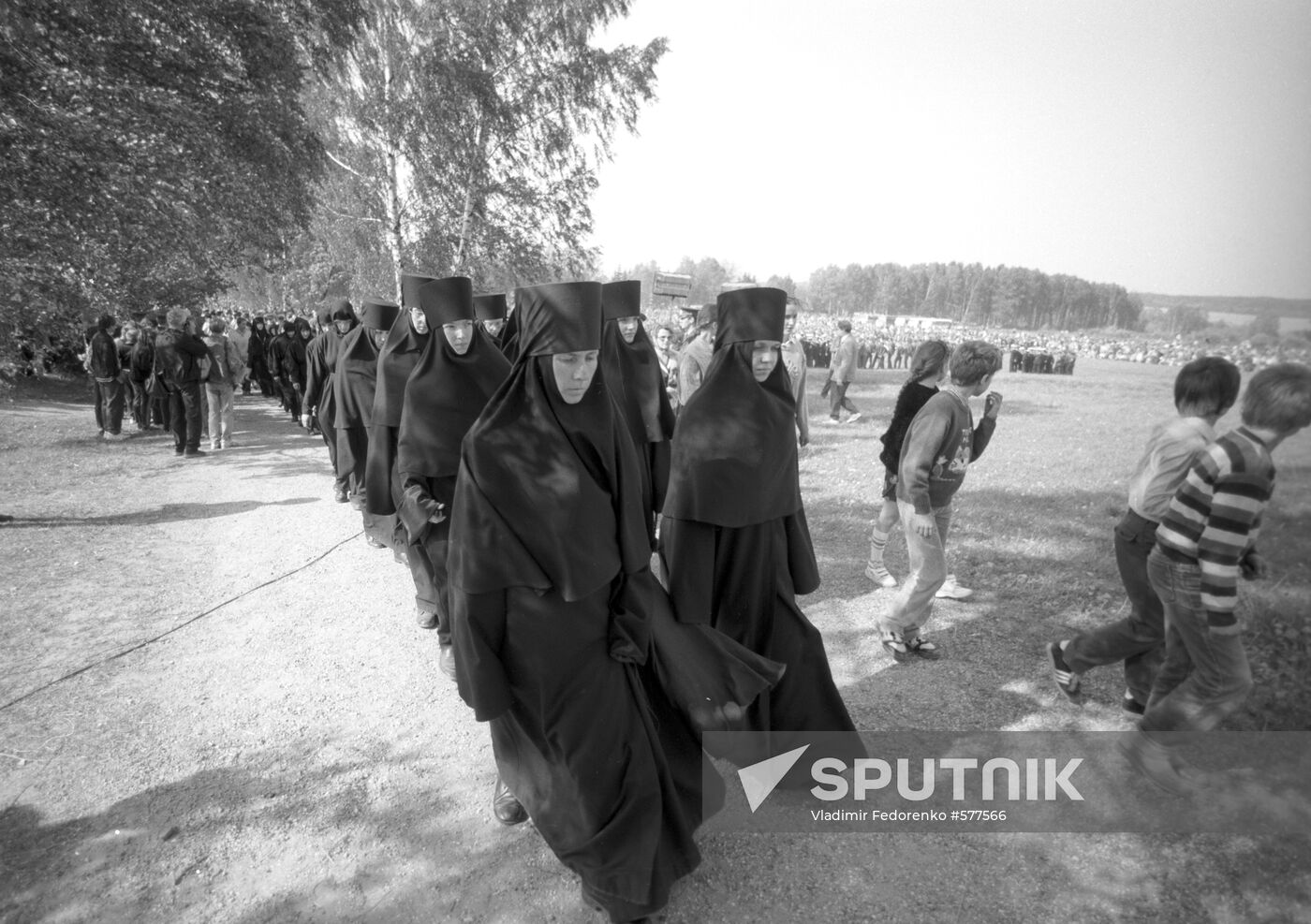 The nuns of the Borodino Women's Monastery of the Saviour