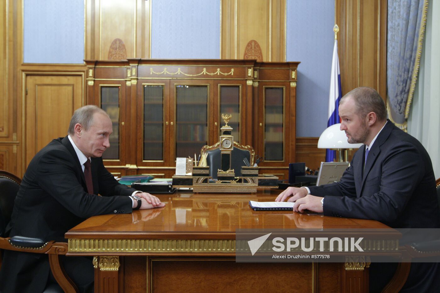 Vladimir Putin meeting with Roman Trotsenko