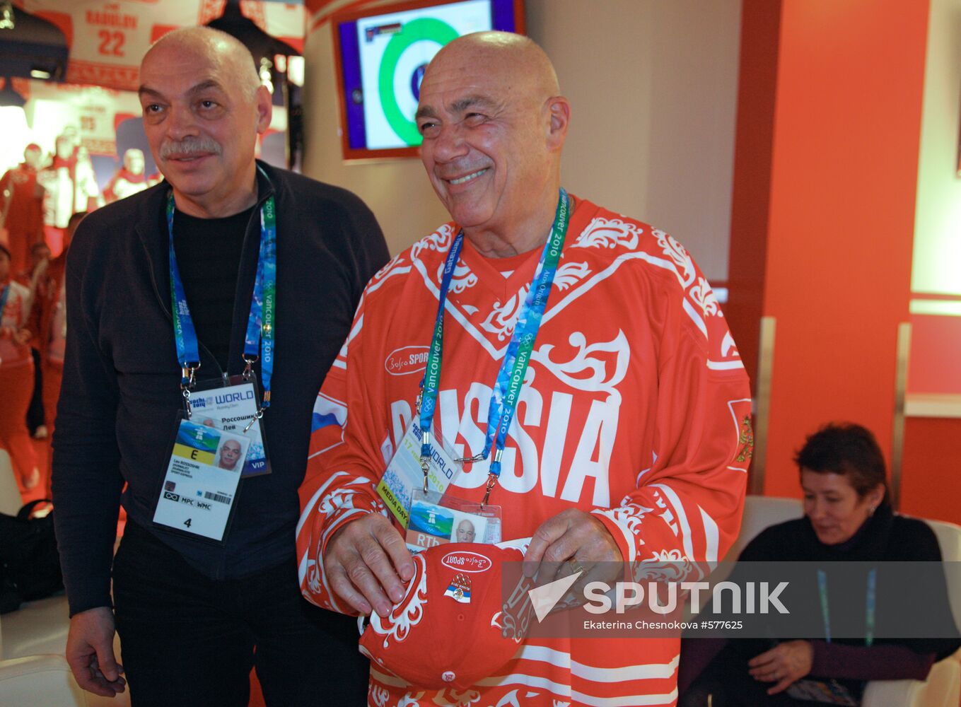 Vladimir Pozner and Lev Rossoshik