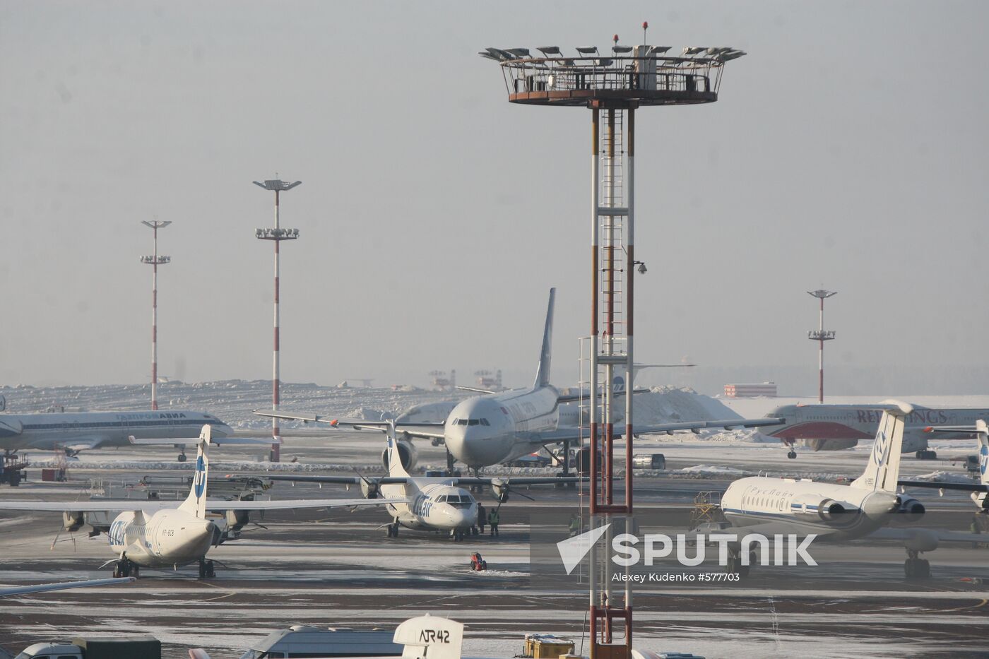 Aircarft at Vnukovo airport