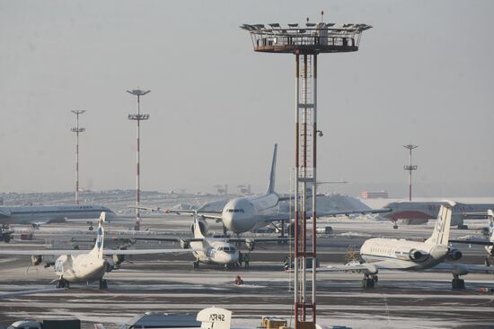 Aircarft at Vnukovo airport