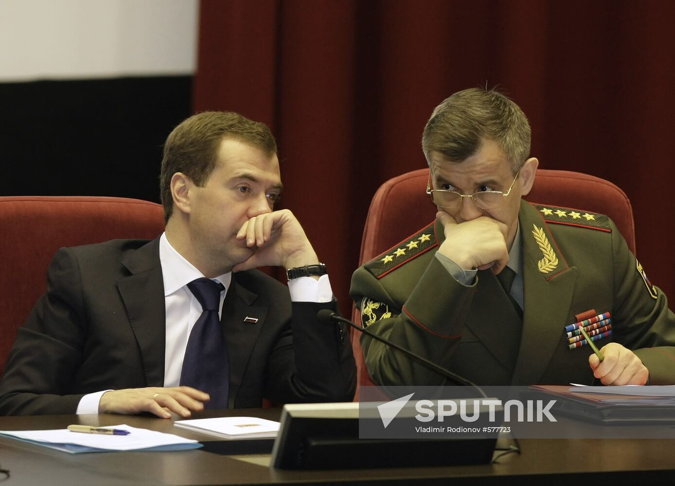 Dmitry Medvedev at Ministry of Internal Affairs board