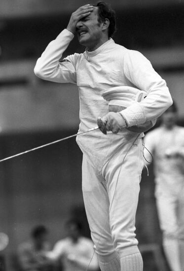 Foil fencer Alexander Romankov