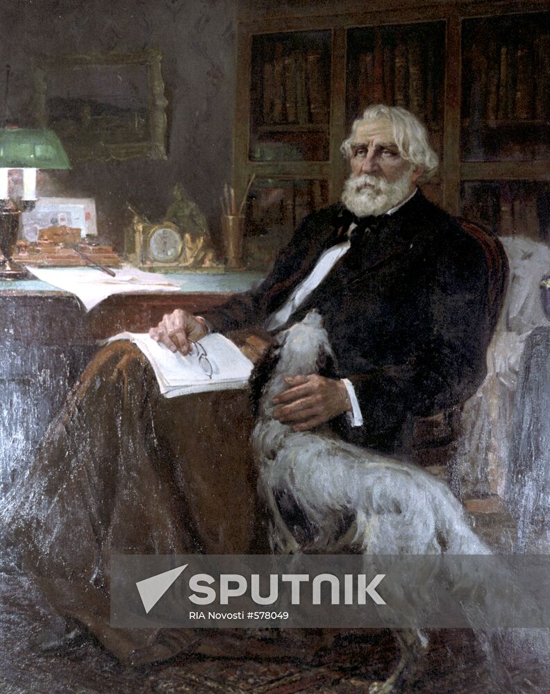 The Kurnakov brothers' portrait of Ivan Turgenev